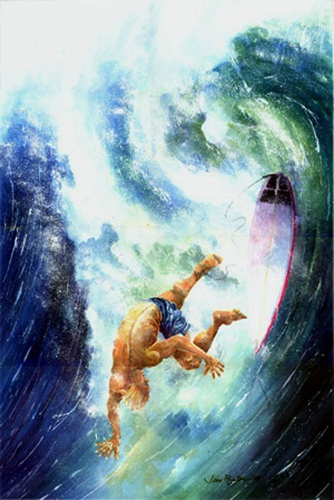 Surfing #3
28 x 19” - $300
Matted, unframed
18 x 12” Matted Giclée Print - $45 Surfing #3
28 x 19” - $300
Matted, unframed
18 x 12” Matted Giclée Print - $45
